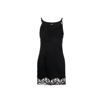 VERSACE Lace-Detailed Sleeveless Mini Dress