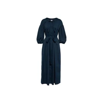 'S MAX MARA Long Sleeved Dresses Women's Navy Blue