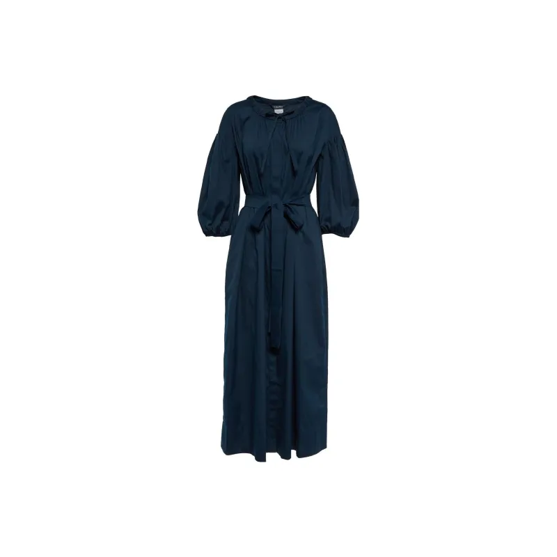 'S MAX MARA Long Sleeved Dresses Women's Navy Blue-0