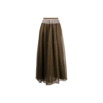 FENDI Casual Long Skirts Women's Brown
