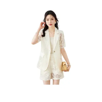 TERRE BLEUE Casual Suit Women's Apricot