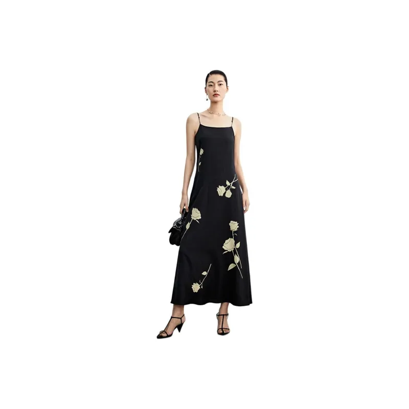 Roselingling Slip Dresses Women's-1