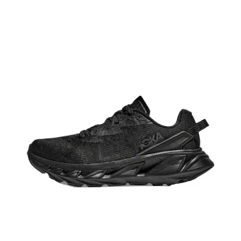 HOKA ONE ONE Elevon 2 Cushioning Slip Resistant Low Top Running Shoes Unisex Black