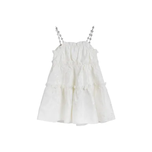 JOSR Slip Dresses Women's White