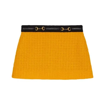 GUCCI SS20 Casual Short Skirts Women's Yellow