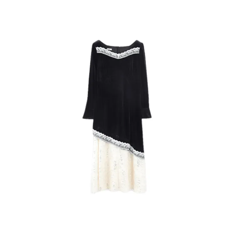KEAB Long-Sleeved Dresses Women's Black-0