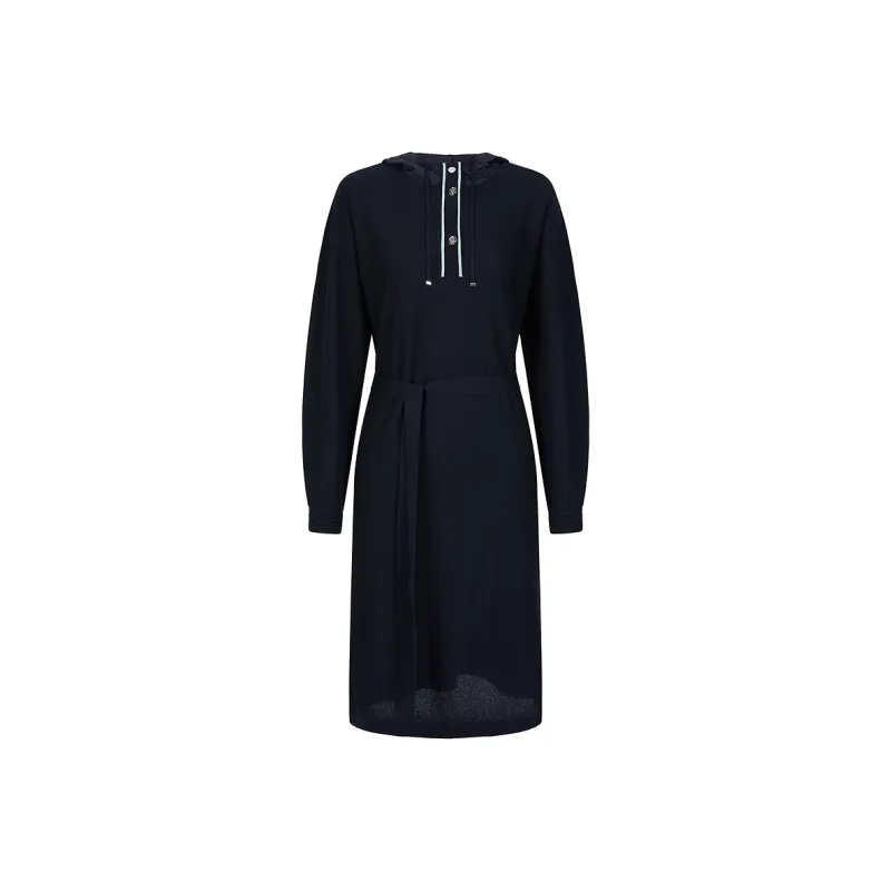 JZ. ANNAKRO Long Sleeved Dresses Women's Dark Blue-0