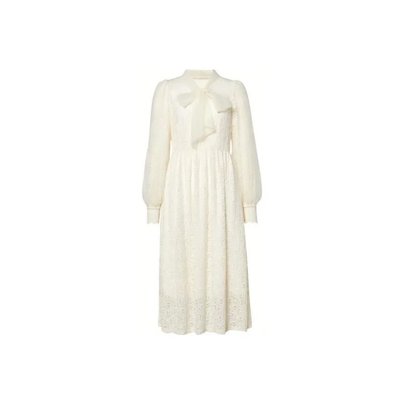 TAMMY TANGS Long Sleeved Dresses Women's Apricot-0