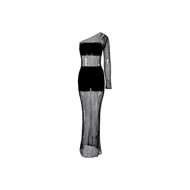 The Kript Long-Sleeved Dresses Women's Black-0