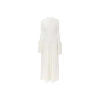Chloe Long-Sleeved Dresses Women's White