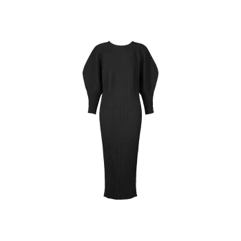 ISSEY MIYAKE SS24 Long-Sleeved Dresses Women's Black