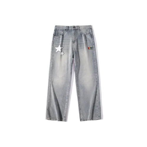 CHRROTA Jeans Women's Yellow Mud Blue