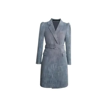 ROEYSHOUSE Long Sleeved Dresses Women's Heather Gray