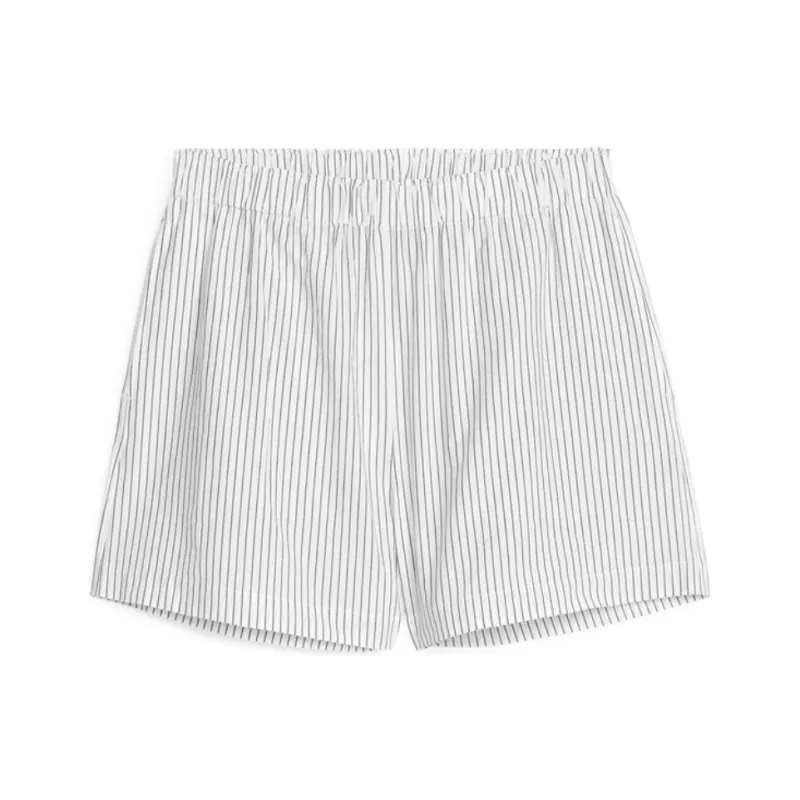 ARKET Casual Shorts Women's White/Blue-0