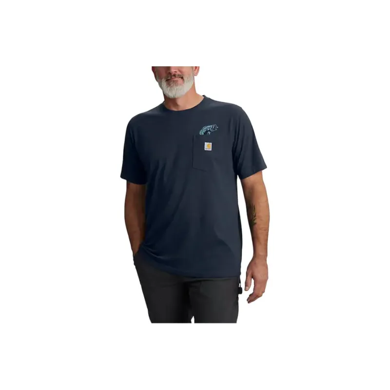 Carhartt 106893 T Shirt Men's Blue-0