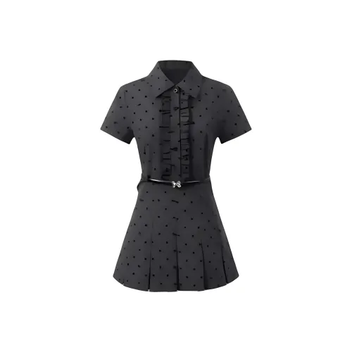 CZMO Short Sleeved Dress Women's Black