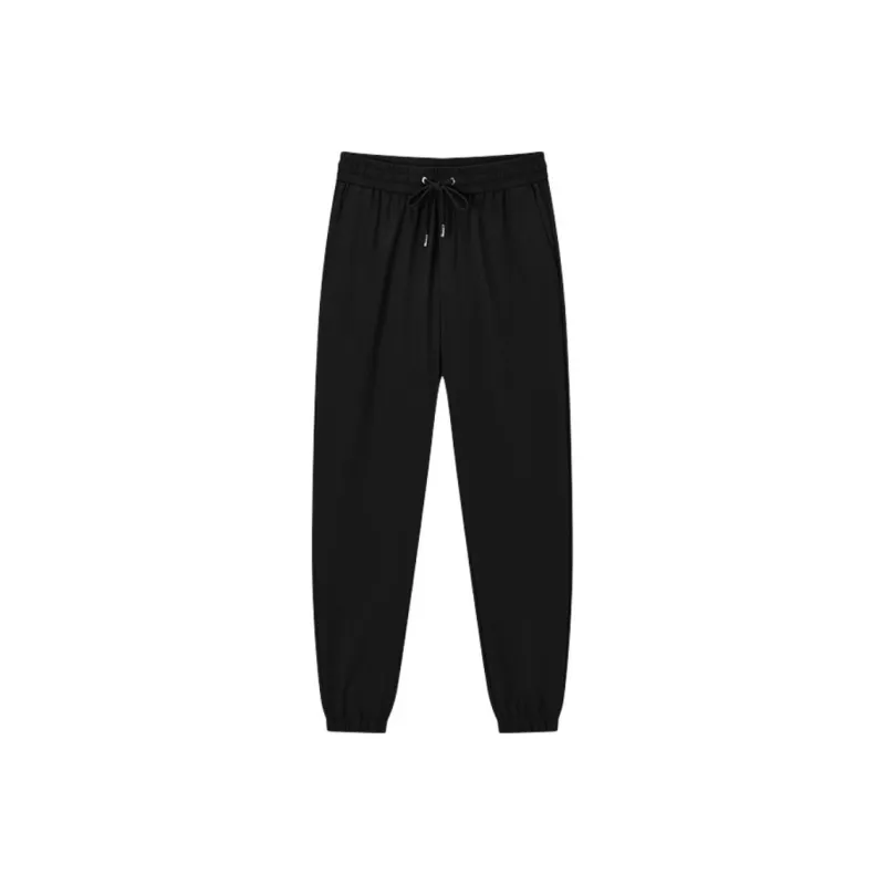 DEGAIA SS25 Casual Pants Men's Black-0