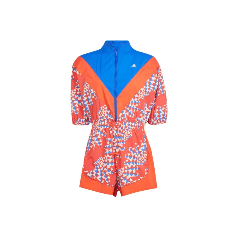 Adidas x FARM RIO Premium Bodysuit Jumpsuit Women's Bright Red-0