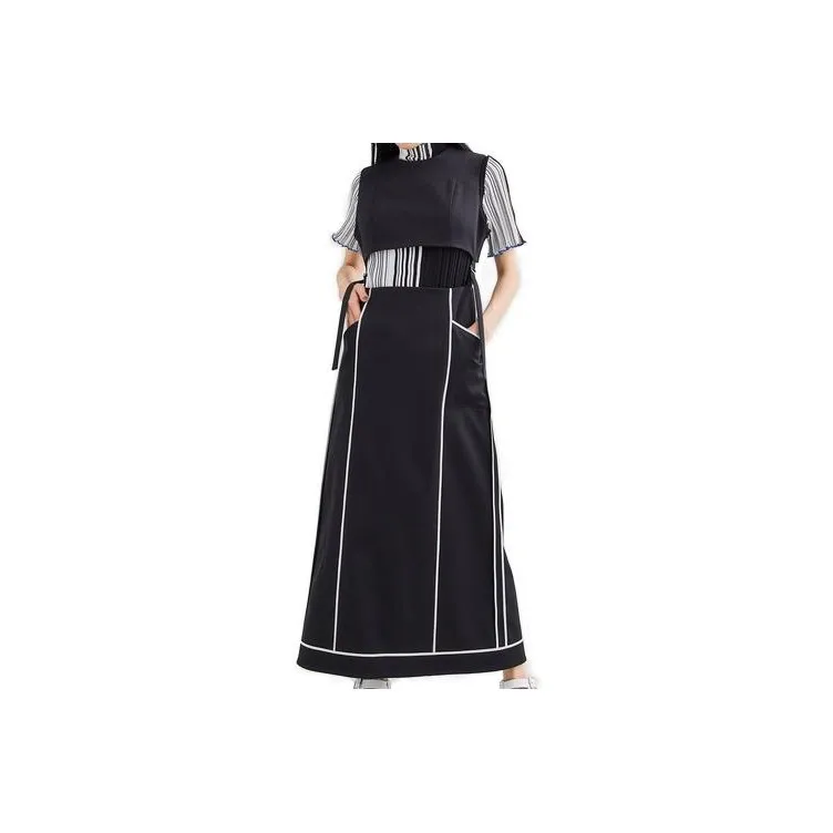 UNITED TOKYO Short Sleeved Dresses Women's Black-0