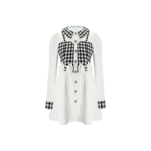 Ladiesfirst Long-Sleeved Dresses Women's Black/White
