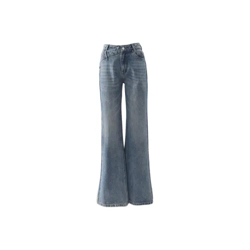 Wen Shan Jeans Women's Vintage Blue