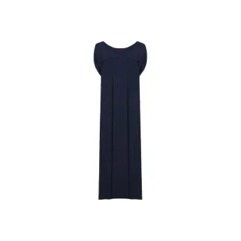 Roselingling Short Sleeved Dress Women's Navy Blue