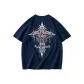 Navy Blue-Red