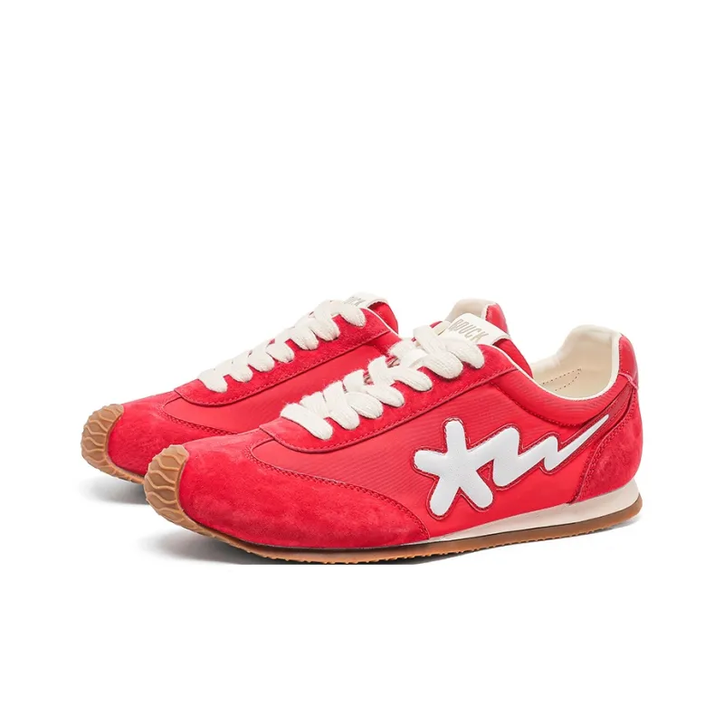 B.Duck Summer Travis Scott X AJ1 Lightning Collection Casual Shoes Women's Low Top Beige/Yellow/Red/Pink-13
