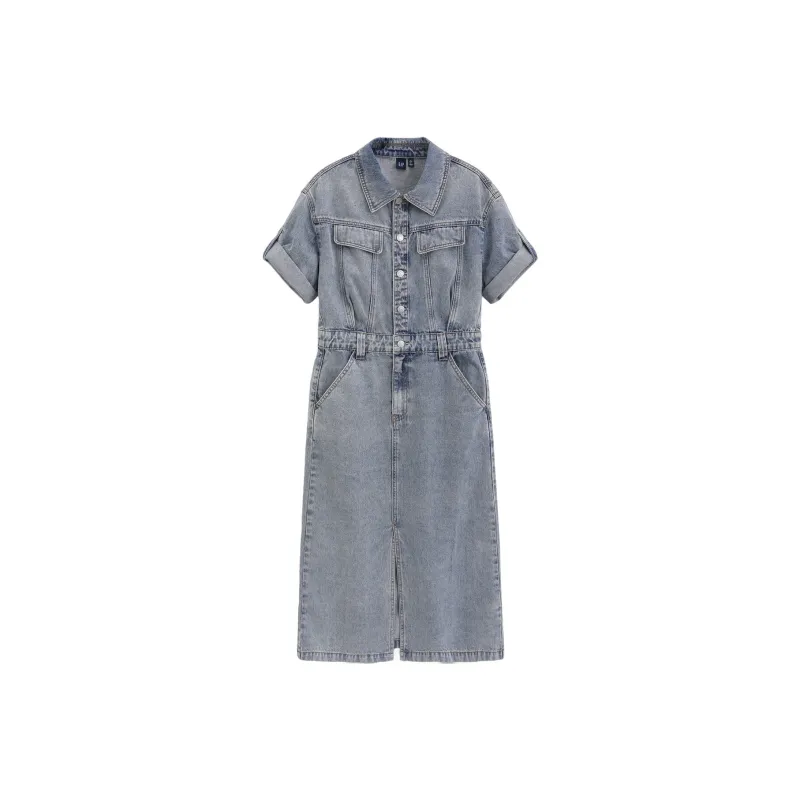 GAP Short Sleeved Dresses Women's Light Washable-0