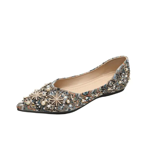 Lanza Casual Single Shoes Women's Apricot