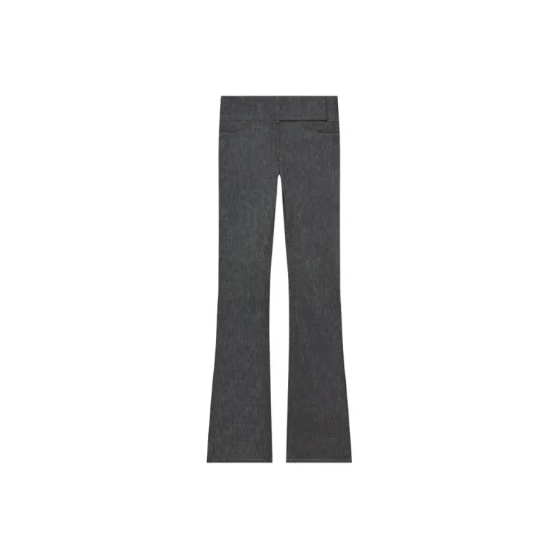 COURREGES Belted Bootcut Jeans-0