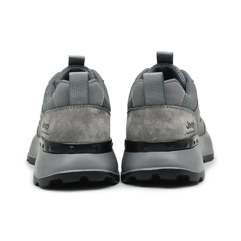 Jeep Casual Shoes Unisex Low Top Gray Blue/Ink Blue/Sand-8