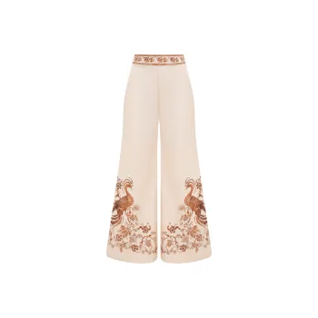 Zimmermann Embroidered Trousers
