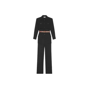 SAINT LAURENT Jumpsuit Women's Black
