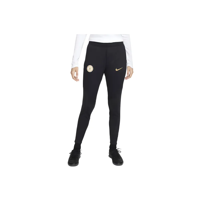 Nike x FIT Dri Knit Football Pants Knitted Sports Pants Women's Black-0