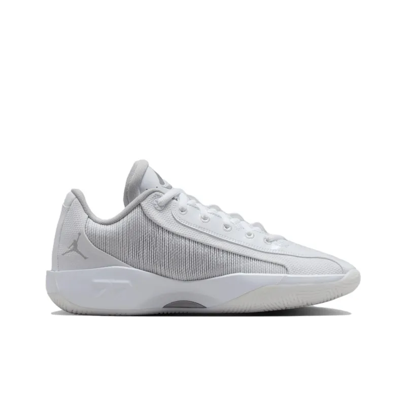 Jordan Luka .77 Anti Slip Wear Resistant Low Top Basketball Shoes Men's White Gray-1