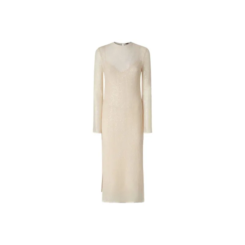 PINKO Sequined Maxi Dress-0