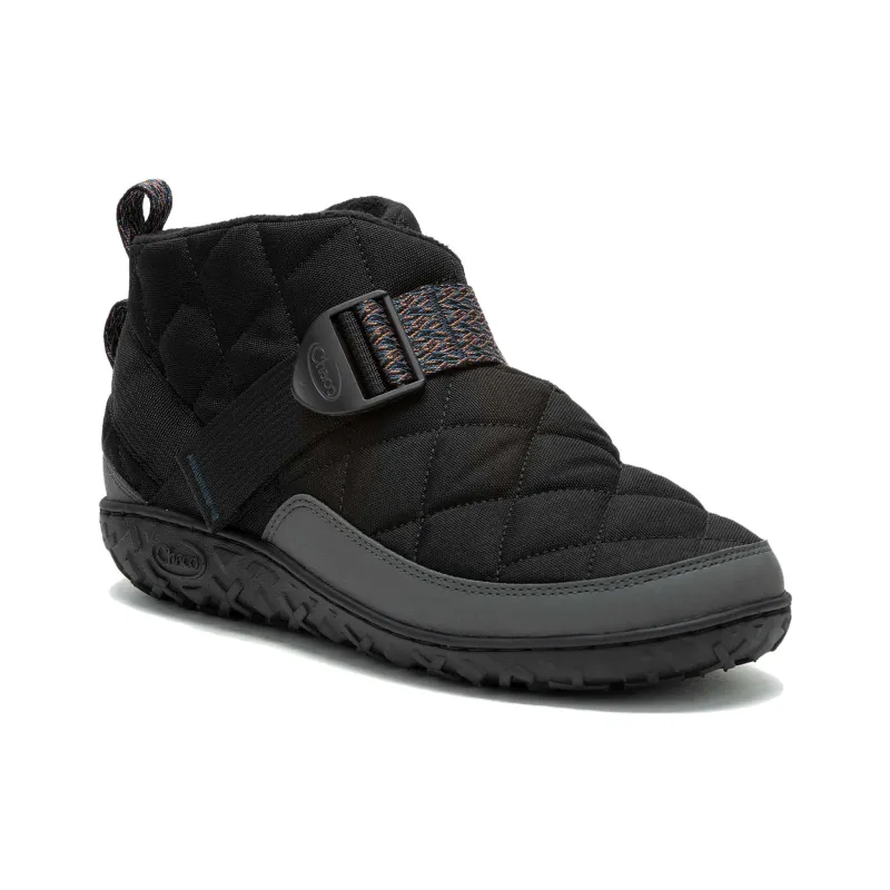 Chaco Thermal Coverage Mid Top Canvas Shoes Men's Black-2