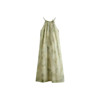 Olrain Sleeveless Dress Women's Green