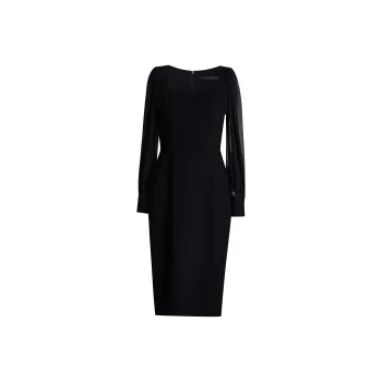 ROEYSHOUSE Long Sleeved Dresses Women's Black