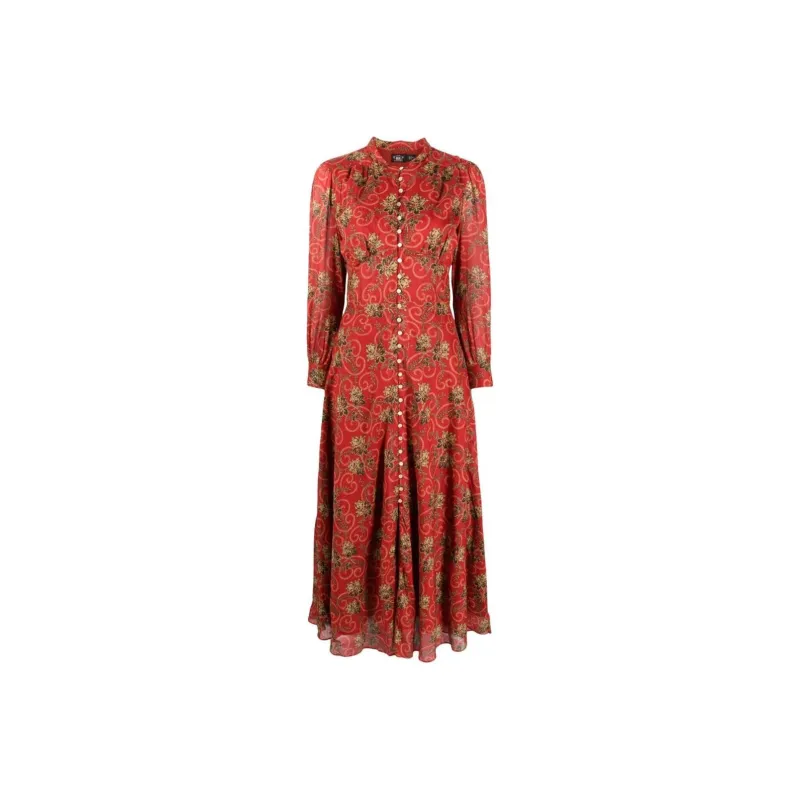 Polo Ralph Lauren Floral print Cotton Maxi Dress-0