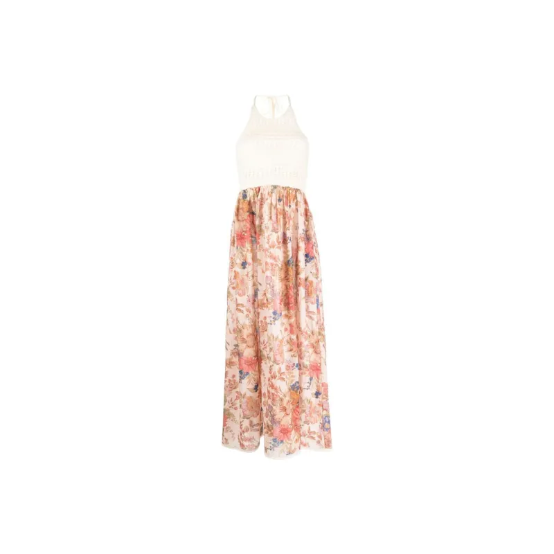Zimmermann SS24 Sleeveless Dress Women's Ivory-0
