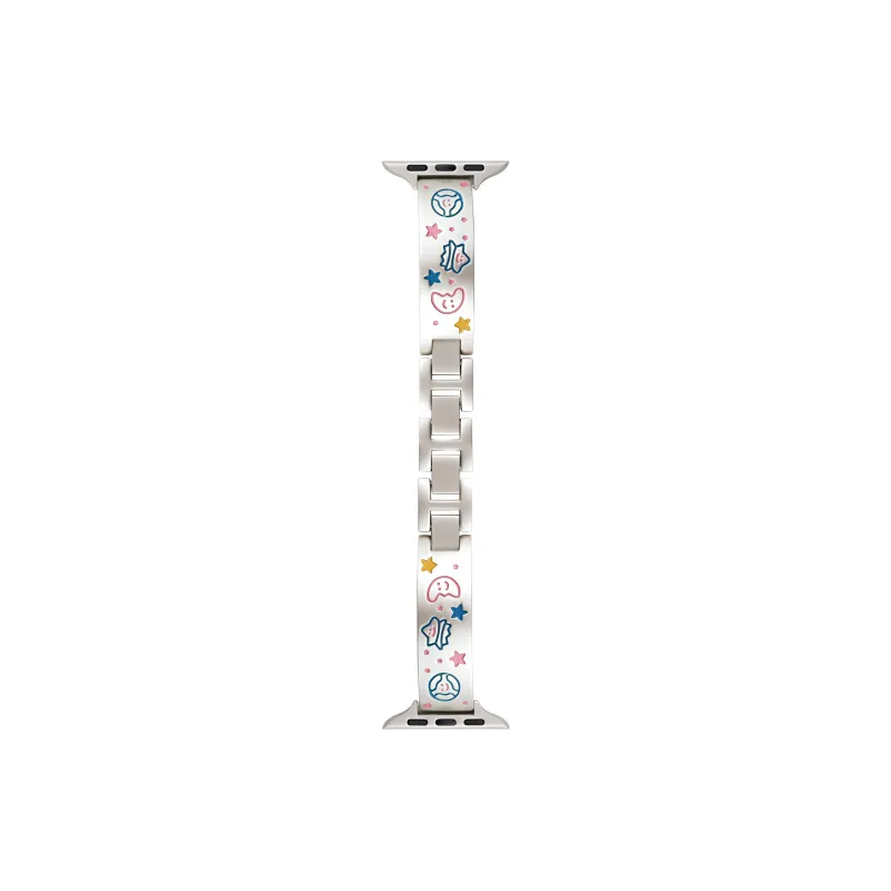 KVZUVUU Watch Band Apple Compatibility Metal-10