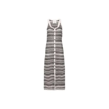 ISABEL MARANT ETOILE Haroya Striped Maxi Dress
