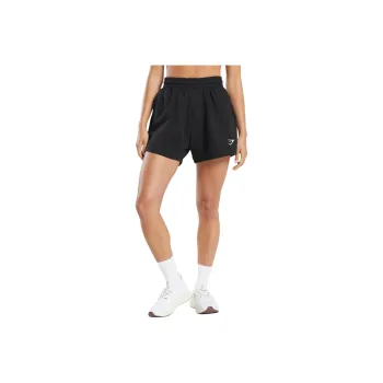 GYMSHARK TRAINING FLEECE SHORTS Casual Shorts Women's Black
