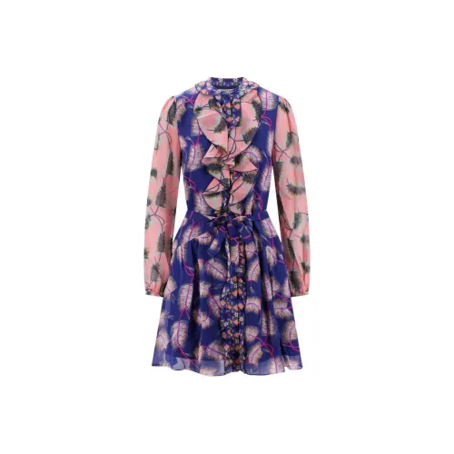 SALONI Long-Sleeved Dresses Women's Blue