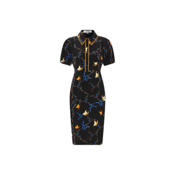 DVF Diane Von Furstenberg Short-Sleeved Dresses Women's Multicolor