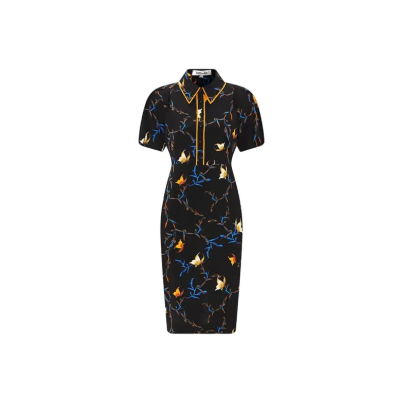 DVF Diane Von Furstenberg Short-Sleeved Dresses Women's Multicolor-0