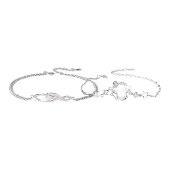 Eclater 925 Sterling Silver Bracelets Unisex