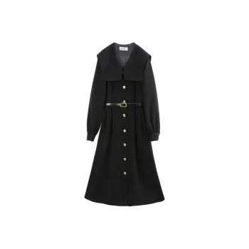 A Paradise For Awakening Long Sleeved Dresses Women's Black